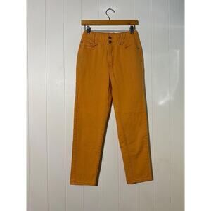 BDG Urban Outfitters Pants Womens 25 High-Waisted Trousers Orange Cotton